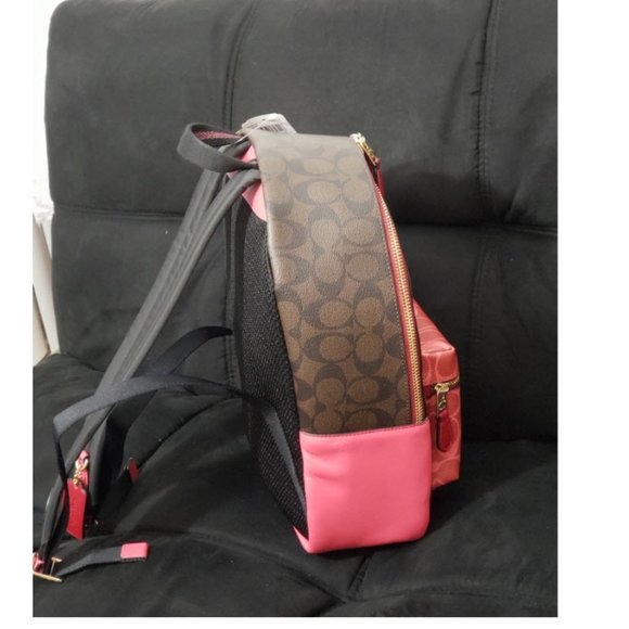 NWT Coach charlie medium backpack signature - Picture 4 of 8